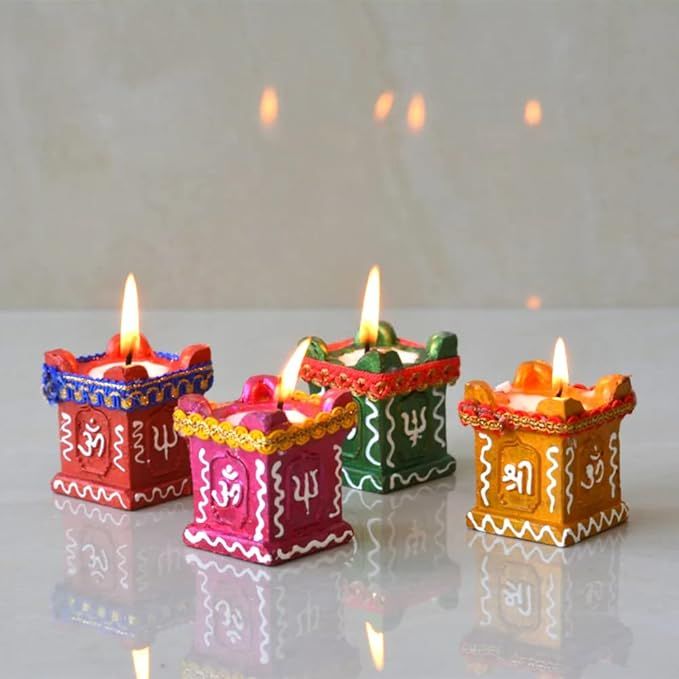 Clay Fancy Diyas